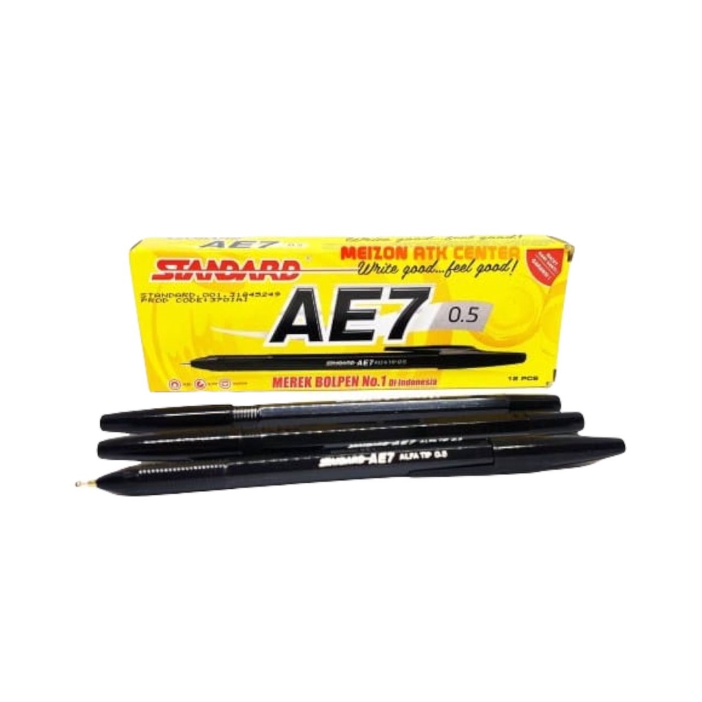 

Pulpen Hitam Standard AE7