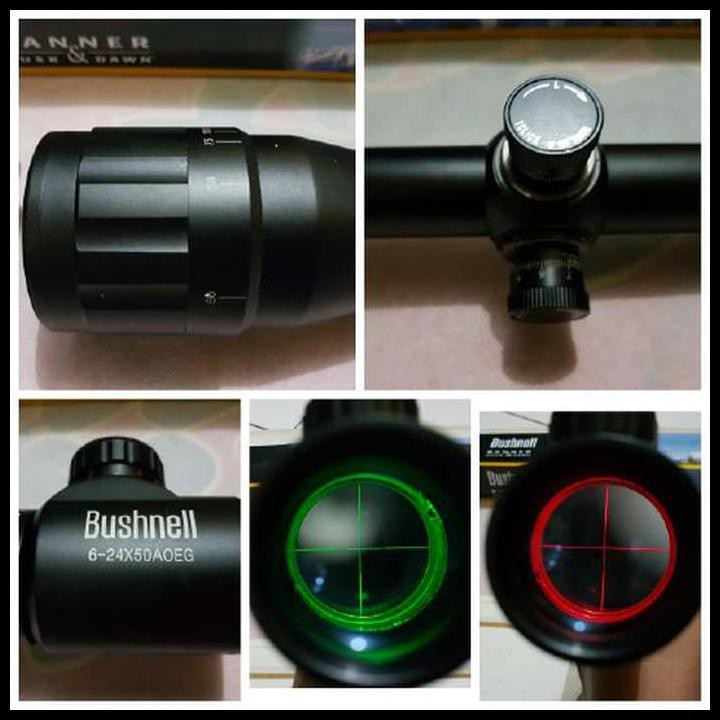 EKSKLUSIF TELESKOPE BUSHNELL 6-24X50 AOE 