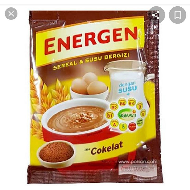 

energen rasa coklat isi 10 sachet