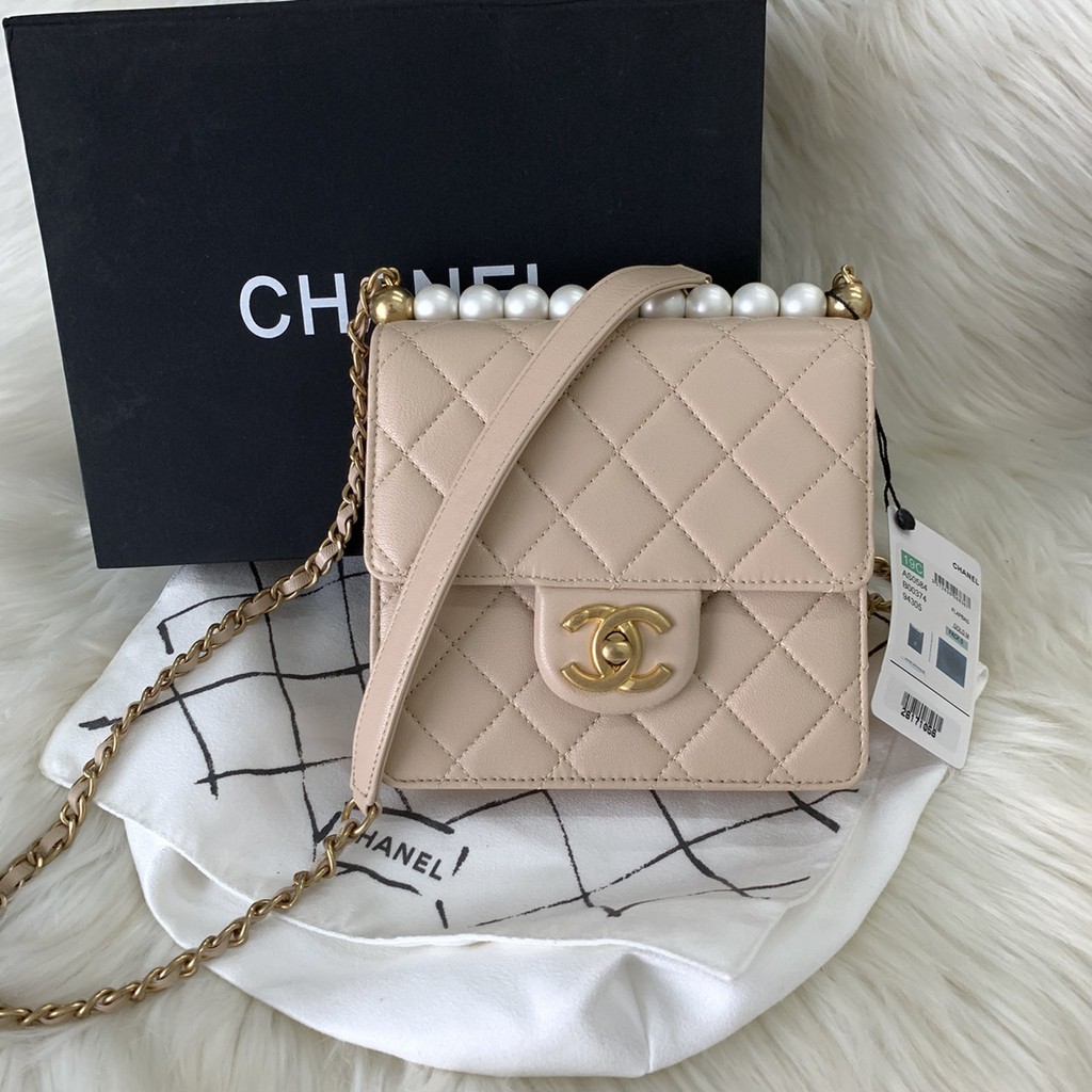 Chanel Pearl Flap Bag