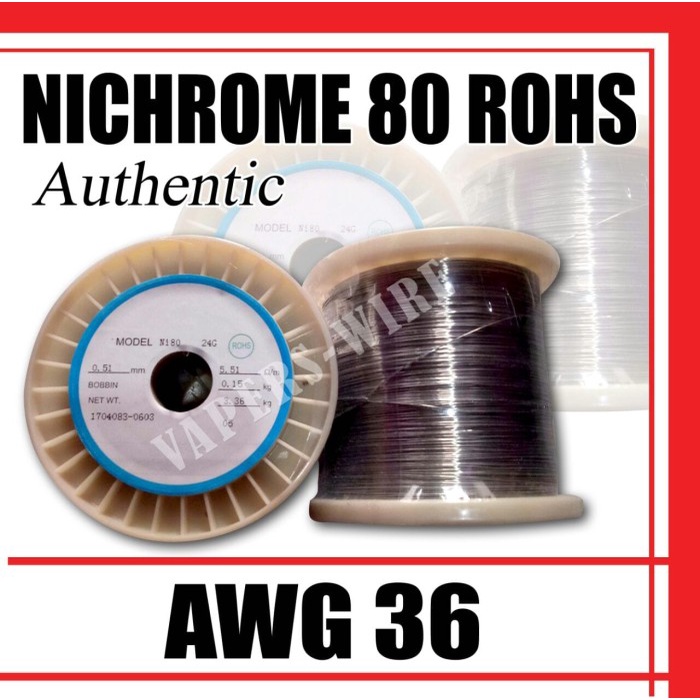 Opws Ni80/Nichrome Rohs Awg 36 (300/350Mtr) Klpw