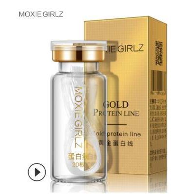 BINGJU TANAM BENANG EMAS TANPA JARUM COLLAGEN / GOLD PROTEIN LINE  Benang Collagen Nano Partikel Moxie Girlz Gold Protein Line