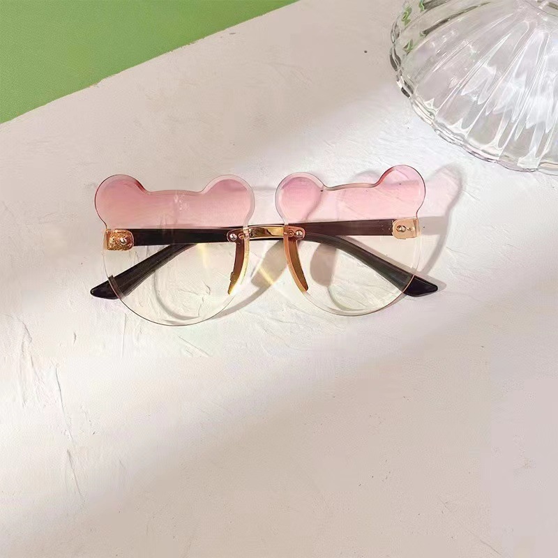 Kacamata Paulson Baby Tide  Anak Fashion Sunglasses COD Perlindungan UV dan perempuan  bayi super imut menanggung  foto-Asymtotic Powder