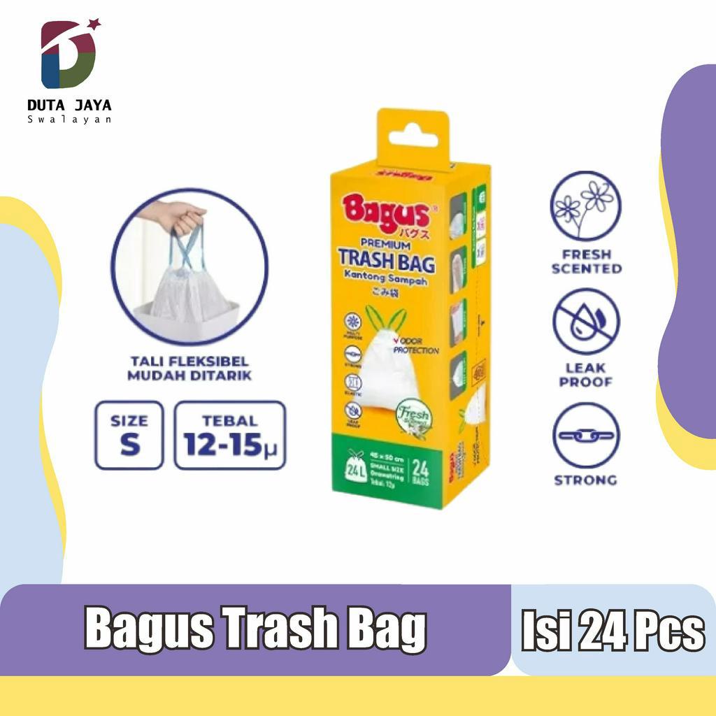 Bagus Trash Bag Premium Fresh Scented Kantung Sampah Dengan Tali 45x50 CM