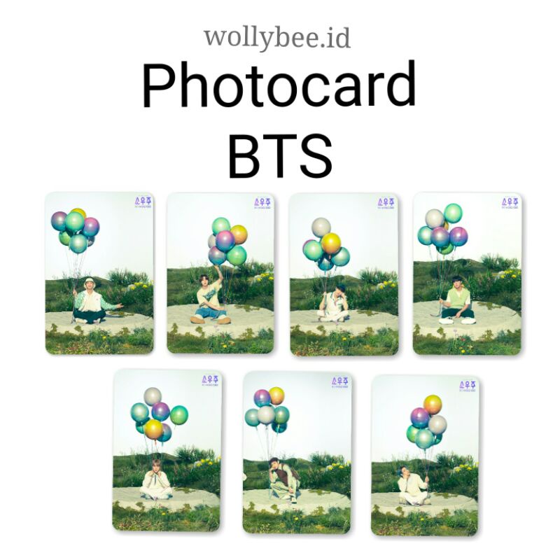PHOTOCARD BTS SOWOOZOO UNOFFICIAL