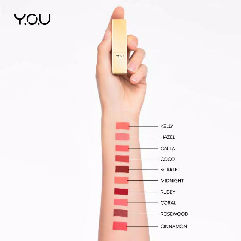 YOU The Gold One Classic Intense Matte Lipstick