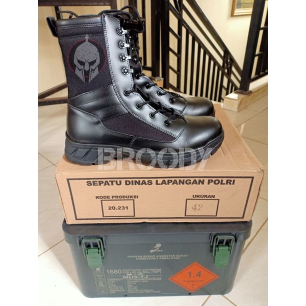 BROODY - Sepatu Pdl Jatah Brimob Polri Original / Sepatu Jatah Terbaru