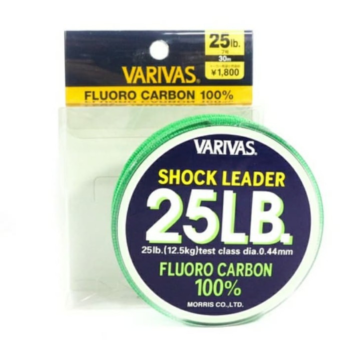 Senar Pancing Varivas Shock Leader Fluoro Carbon Clear 30M (25 Lbs)