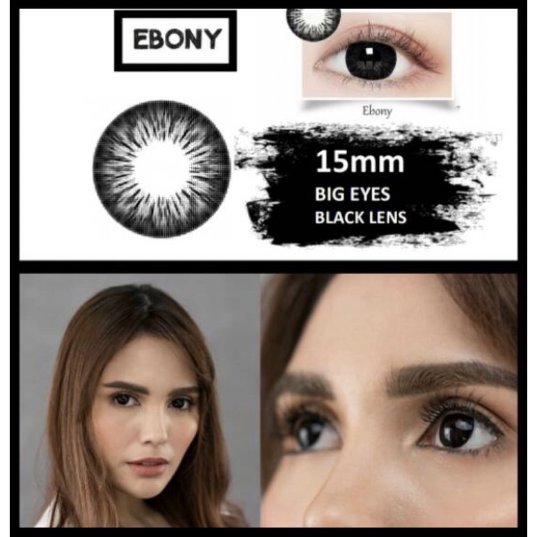 Softlens X2 Sanso Black by Exoticon dia 14,5 - 15 MINUS (5,00 - 10,00)