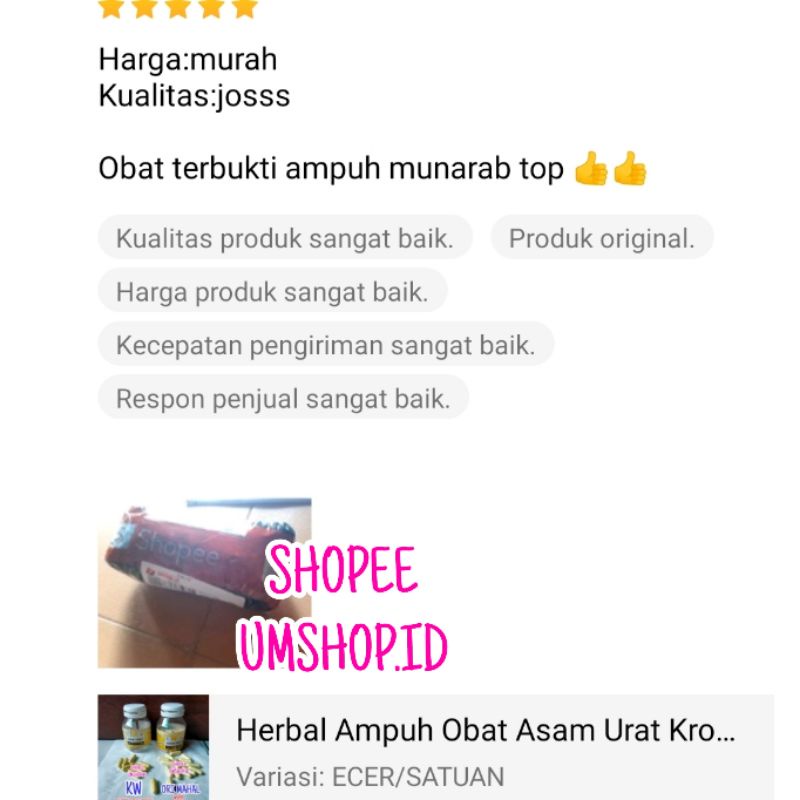 Ath Thibbun Nabawi Super Ampuh Obat Asam Urat