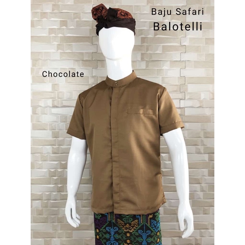 baju semi safari pria