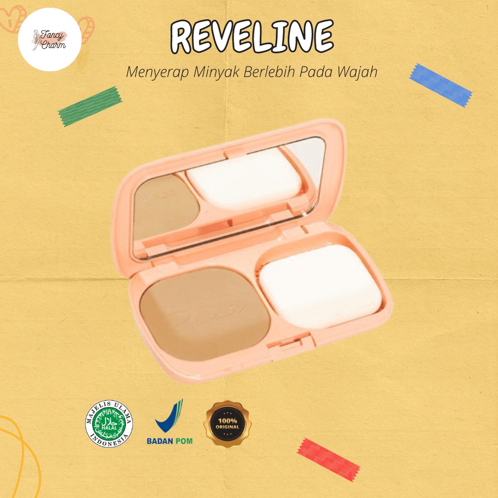 REVELINE | Reveline Brightening Two Way Cake | Bedak TWC | BPOM [ORIGINAL 100%]