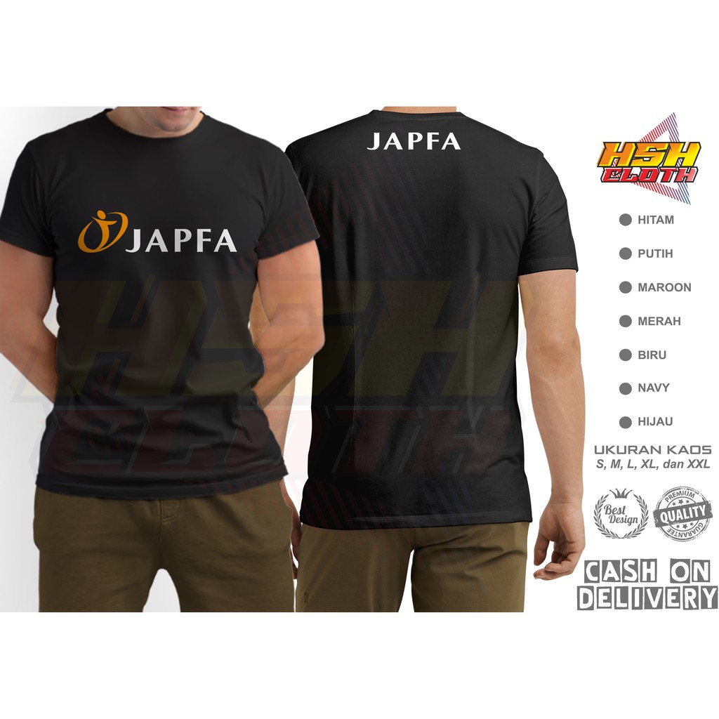 Baju Kaos Distro Japfa tbk Perusahaan Bisa Custom - HSHCloth