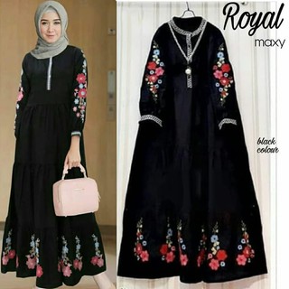 AGNES BAJU  GAMIS  WANITA GAMIS  BRUKAT GAMIS  PUTIH  BUSANA 