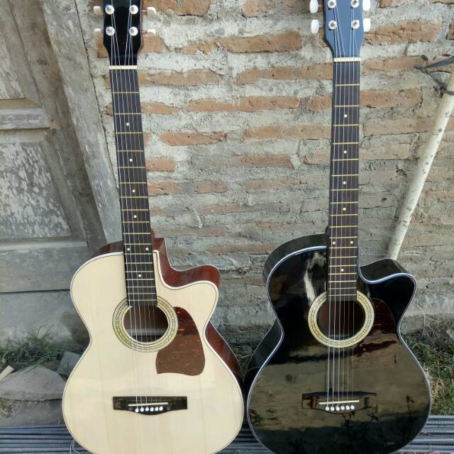 gitar akustik murah tanem besi  bonus komplit