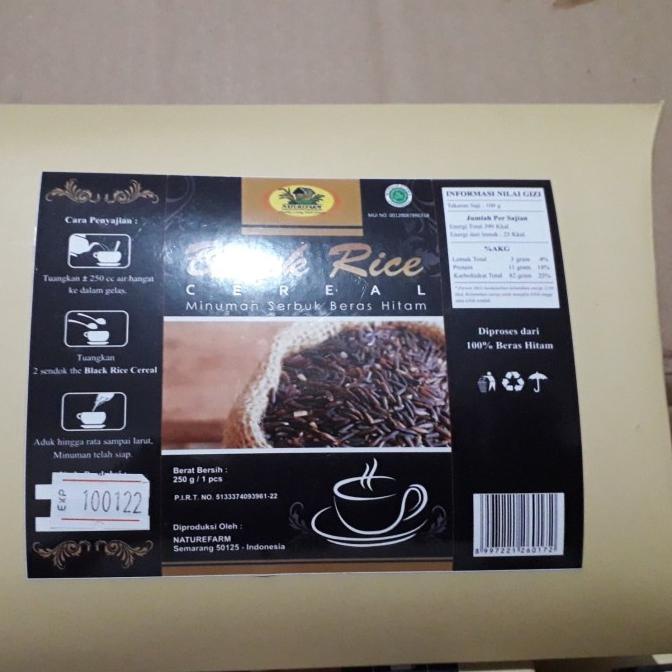 

Big Sale TEPUNG MATA BERAS HITAM (BLACK RICE CEREAL) Big Sale