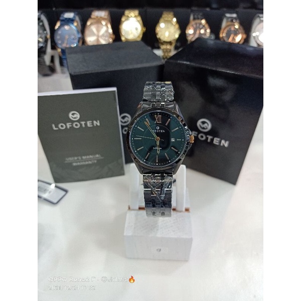JAM TANGAN WANITA LOFOTEN 8102 BLACK