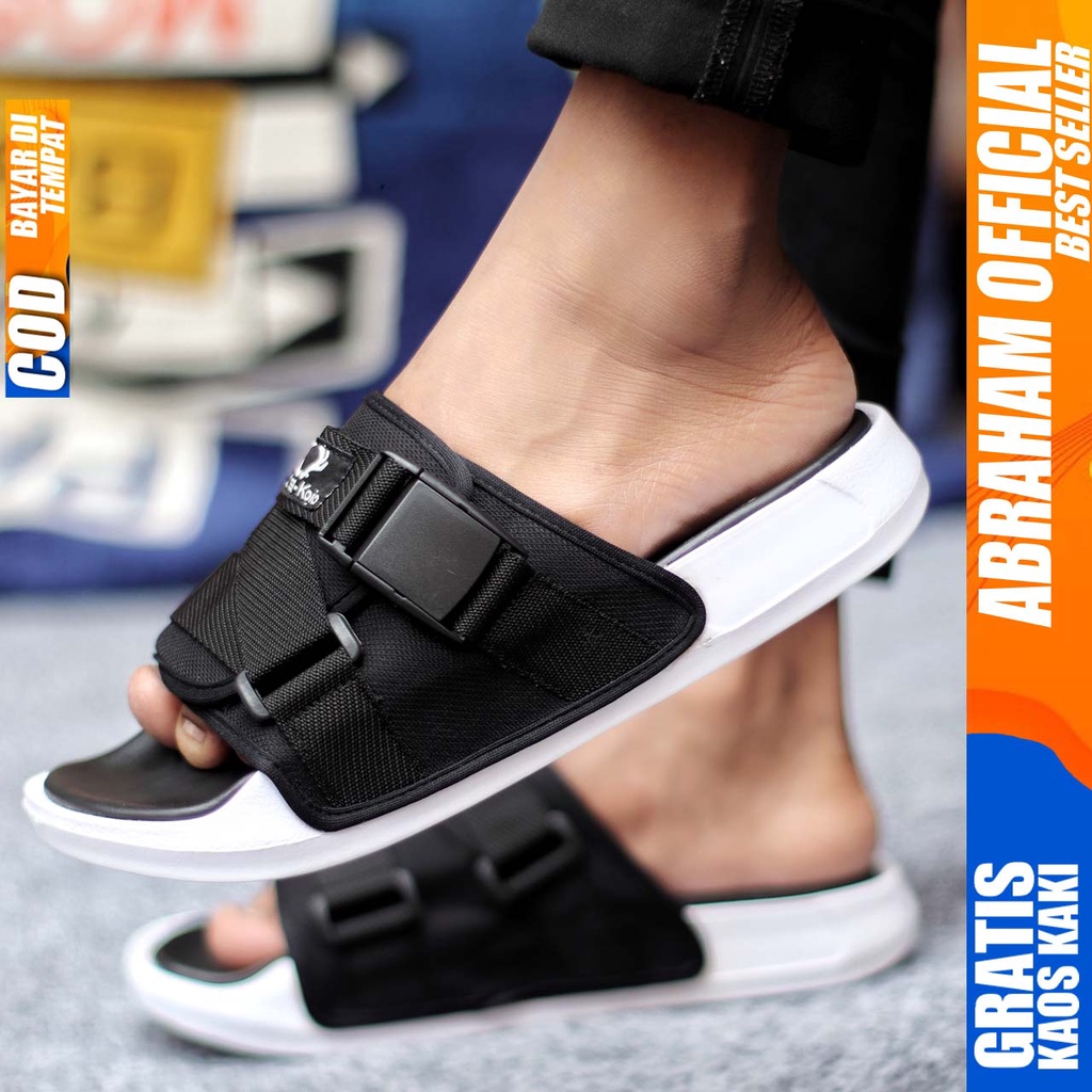 ABRHM X PANDEM sandal pria slide Slop original casual Murah Kekininan