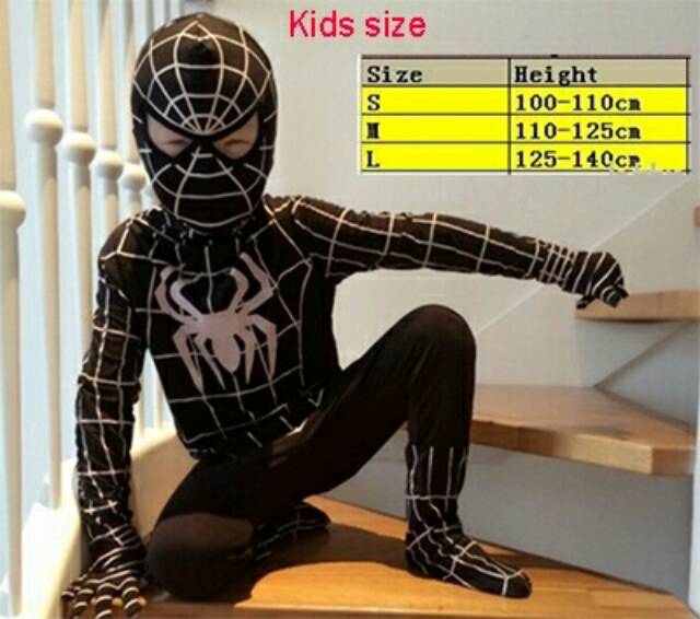 Kostum Spider-Man anak