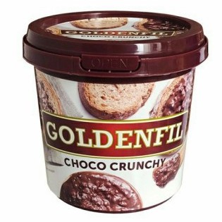 

Goldenfil Choco Crunchy 1kg Selai Olesan Rasa Coklat dengan Crispy