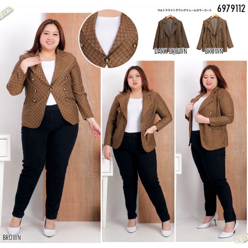 Blazer wanita import//blazer rompi jumbo import//Blazer import Jumbo