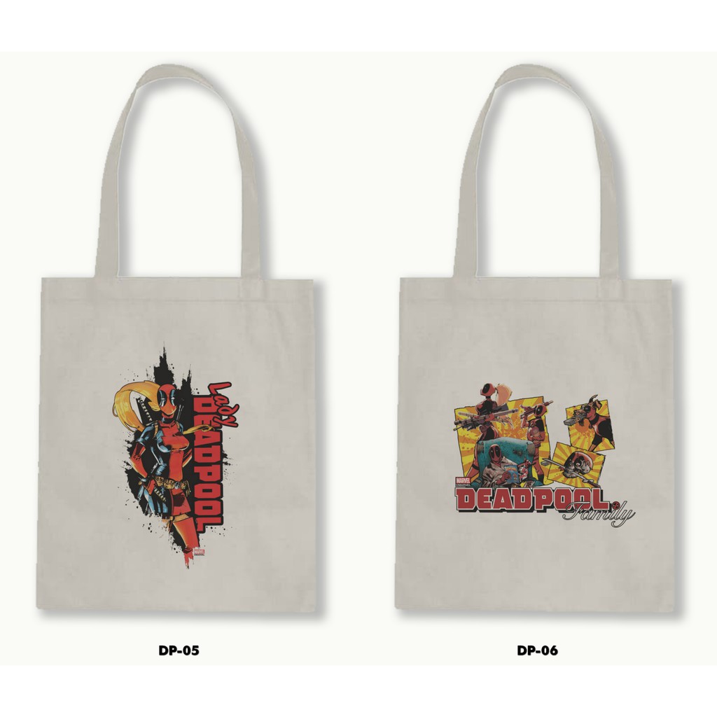 TOTE BAG BLACU - DEADPOOL