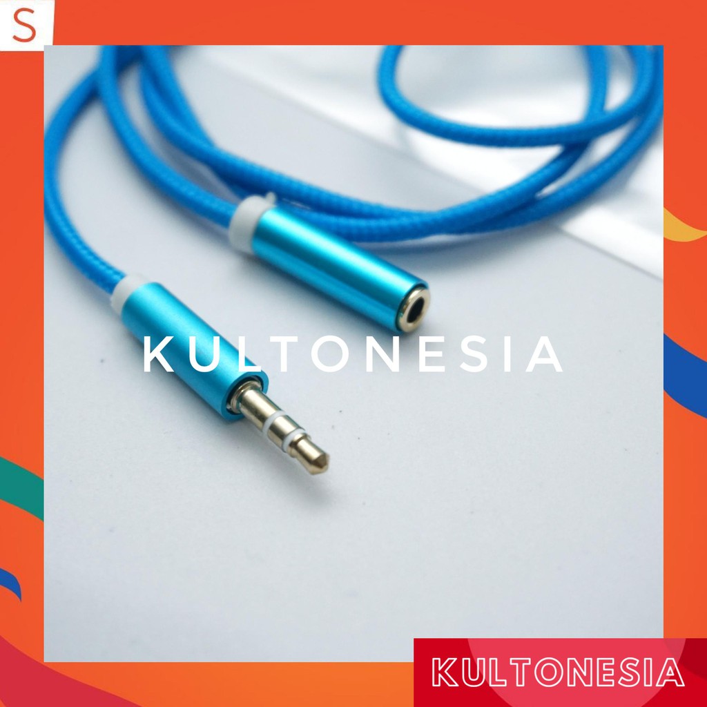 Kabel Jack / Aux - Aux Audio Cable 3.5mm MALE ke FEMALE