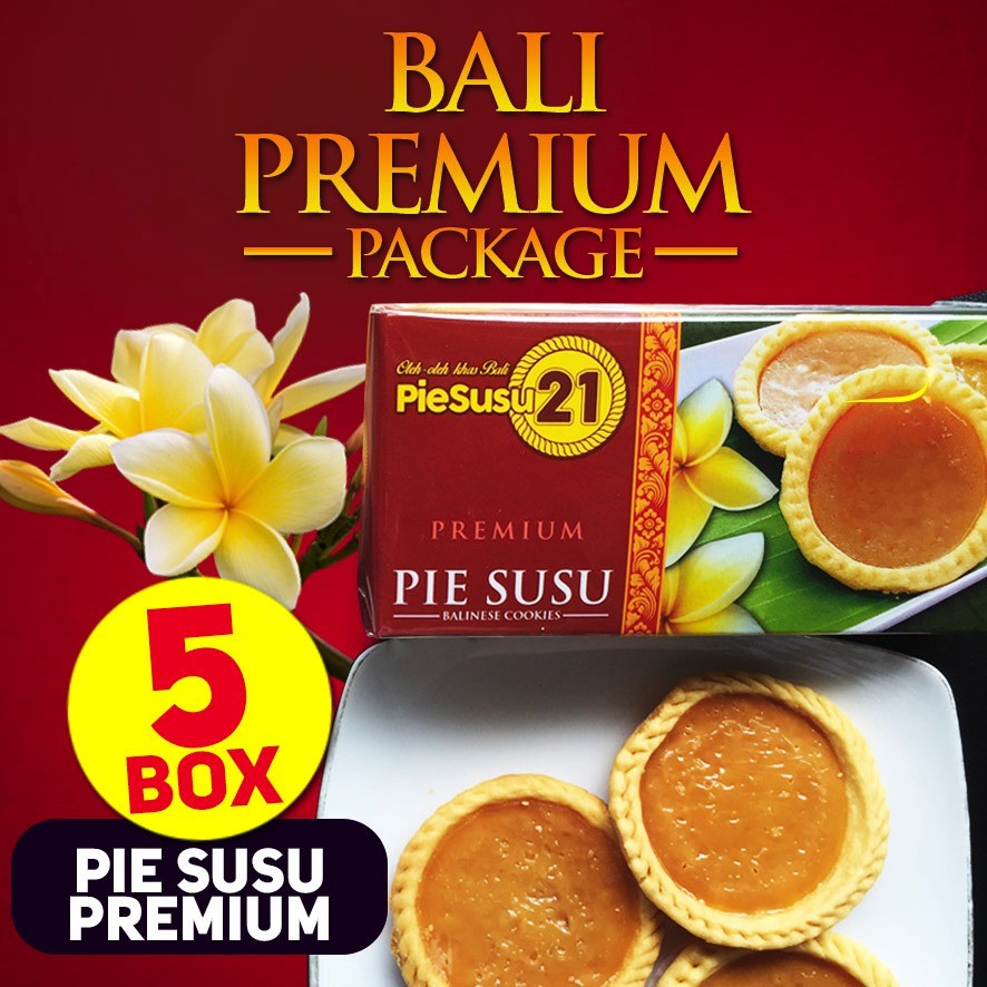 Pie Susu 21 Bali Premium Pack (5 box @6pcs)