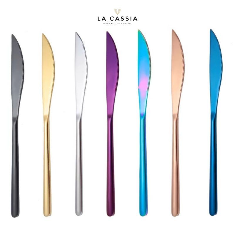 LA CASSIA Pisau Stainless Steel Korea Pisau Makan High Quality Food Grade SS420