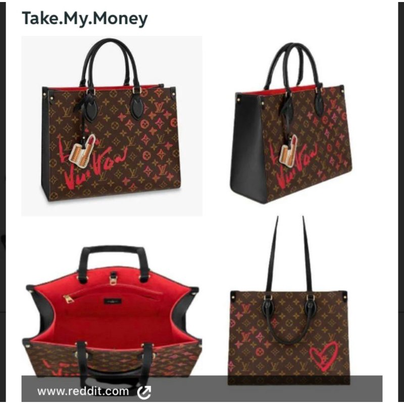 Lv onthego fisher series tote bag