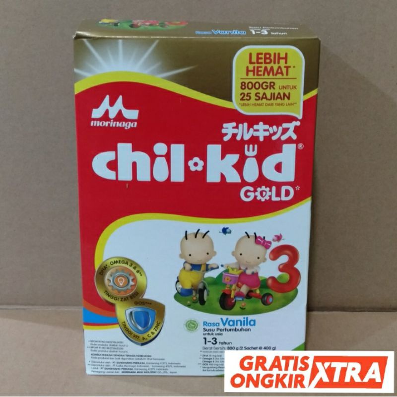 

MORINAGA CHIL KID GOLD 3 VANILA 800GR