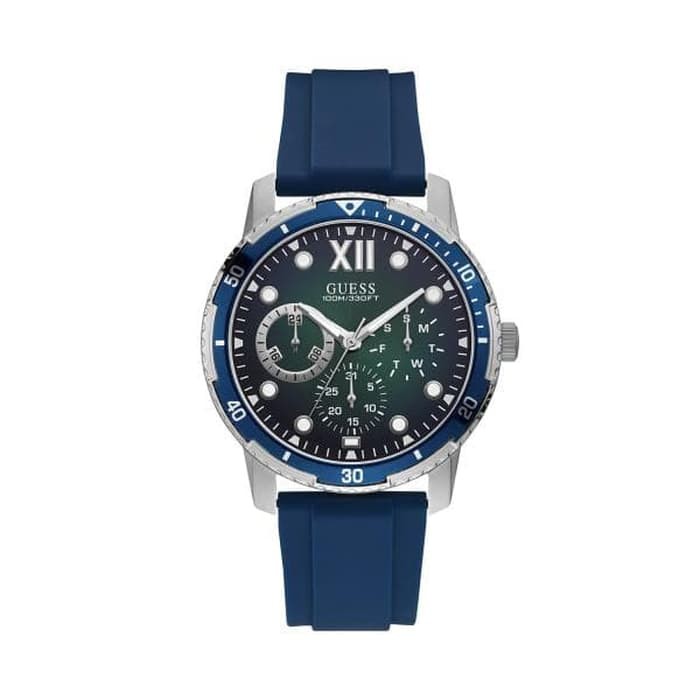 GUESS W1174G1 Optimum - Jam Tangan Pria - Biru