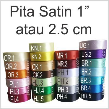 Pita Satin 1 inch atau 2.5 cm