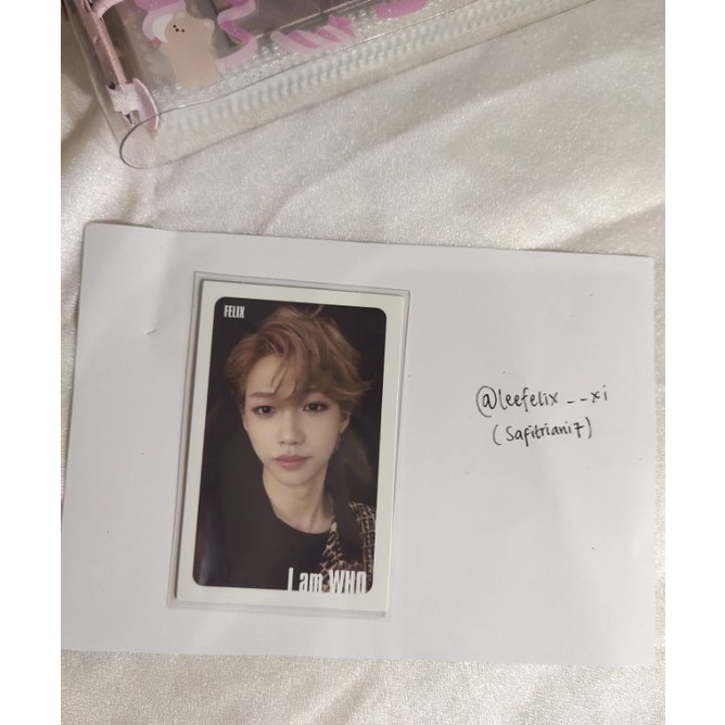 FELIX IMW WHITE BORDER STRAYKIDS PC I AM WHO