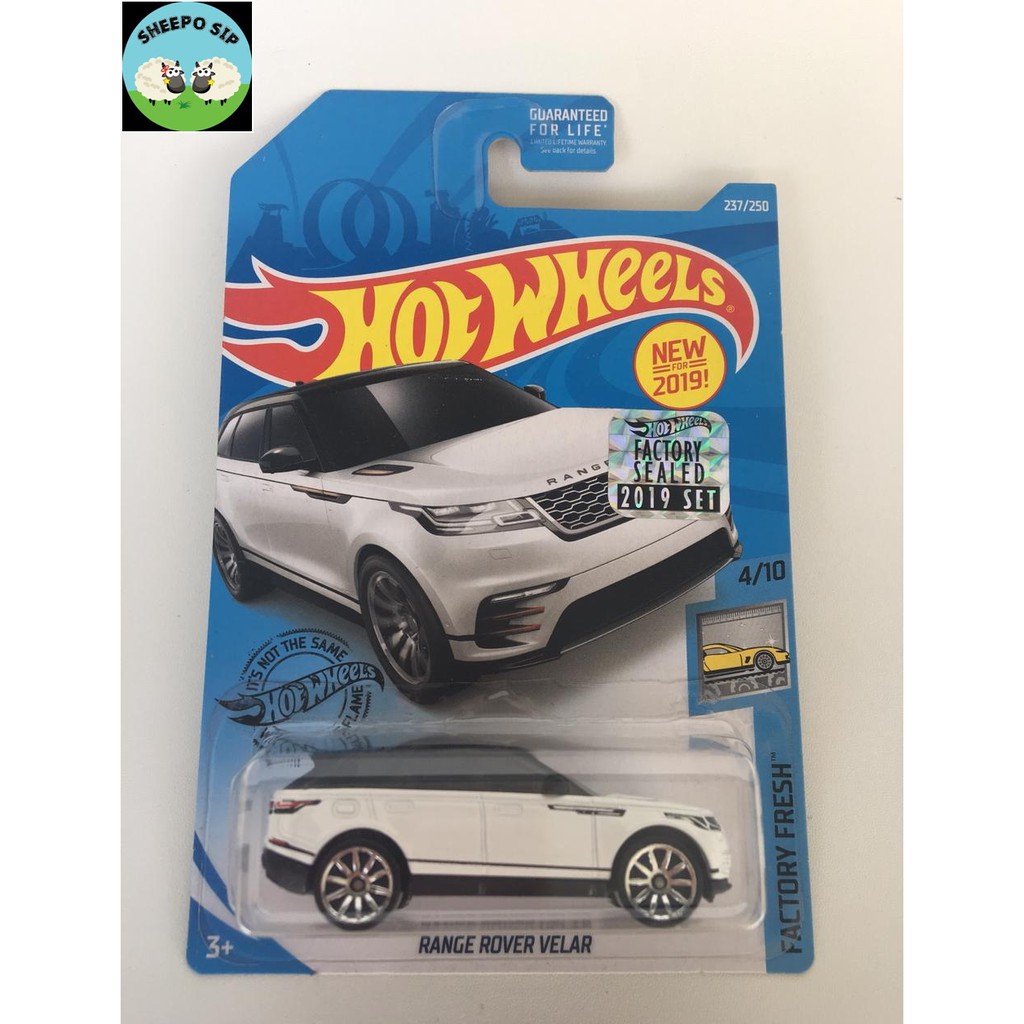HOT WHEELS FACTORY FRESH HOT WHEELS RANGE ROVER VELAR PUTIH FACTORY SEALED 2019 SET THS PREMIUM