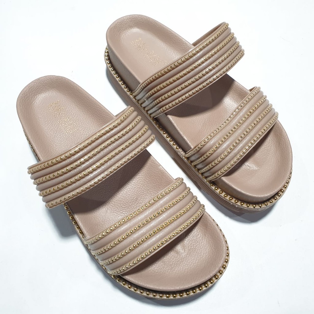 jelly sandal wanita bara bara sendal slop karet import BBJ28K-B2MMS