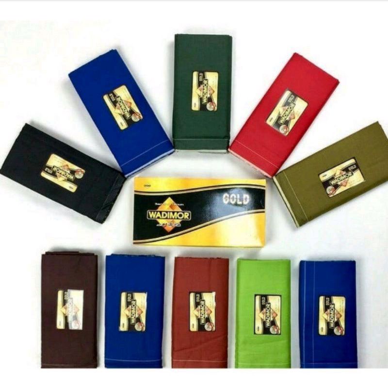 Sarung Wadimor Gold Polos Warna/Sarung Pria Berkualitas