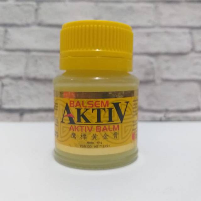 Balsem Aktiv 40gr Cap Lang Balsam Gosok Sakit Kepala Nyeri Otot Sendi