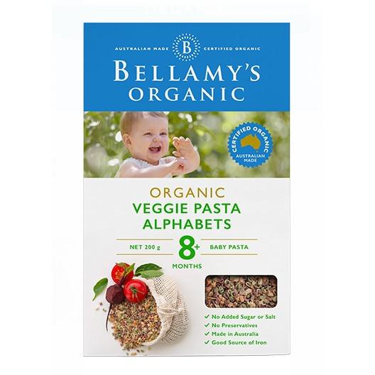 Bellamy's Bellamy Organic Veggie Pasta Alphabets 200gr