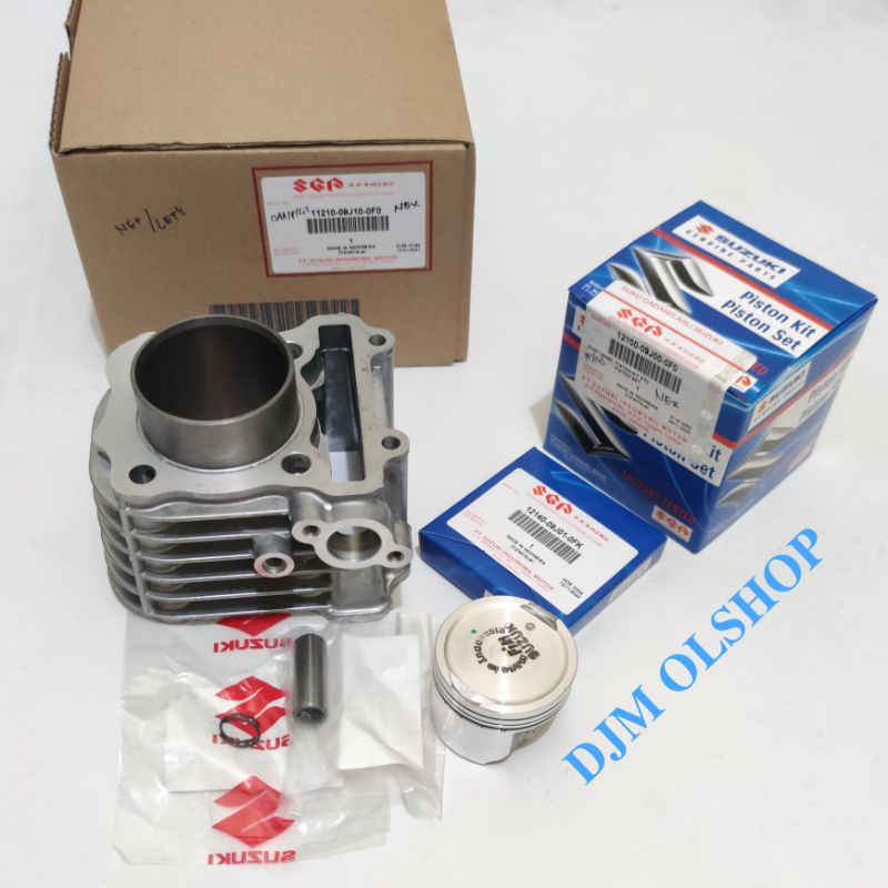 Blok Seher Piston Kit Komplit Suzuki Nex Original SGP 11210-09J10-0F0/12100-09J00-0F0