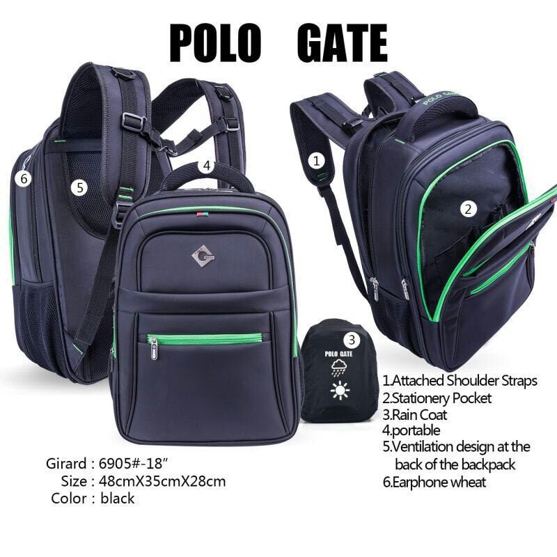 Tas ransel jumbo import polo Gate original