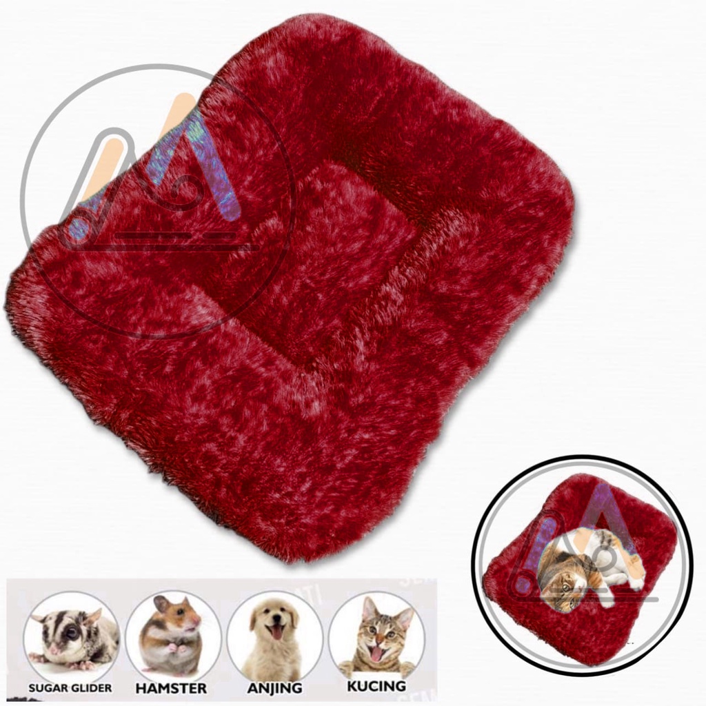 Alas Tidur Kucing/Tempat Tidur Kucing/Ranjang Kucing/Kasur Kucing/Rumah Kucing/Perlengkapan Kucing Dan Hewan/Bantal Kucing/Bantal Hewan/Kandang Murah/Kandang Kucing/Cat Bed/Tempat Kucing-Marun