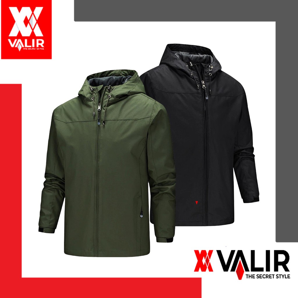 Jaket Taslan Pria terbaru 2021 keren/ Jaket Parasut Pria Valir Fline