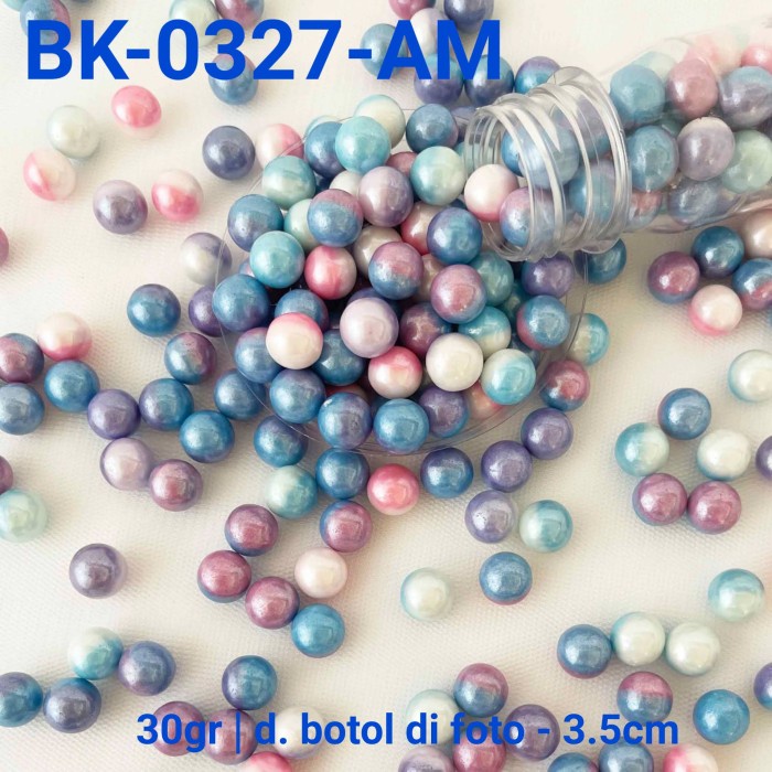 

GR-BK-0327 SPRINKLES SPRINKLE SPRINKEL 30GR MUTIARA RAINBOW DISKON GEDE