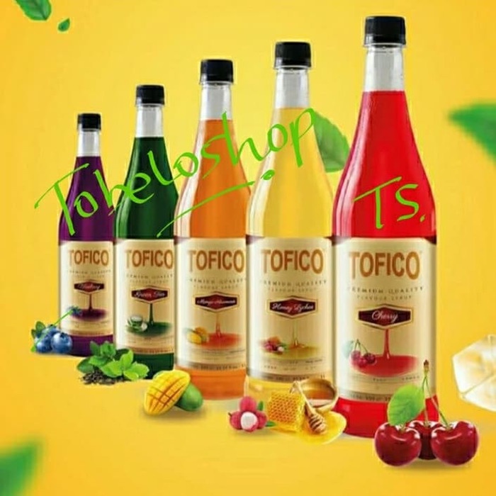 

b01n1nh Sirup Tofico / Syrup Tofico Botol Premium 750Ml Berbagai Rasa - 1Liter Ds201Fs