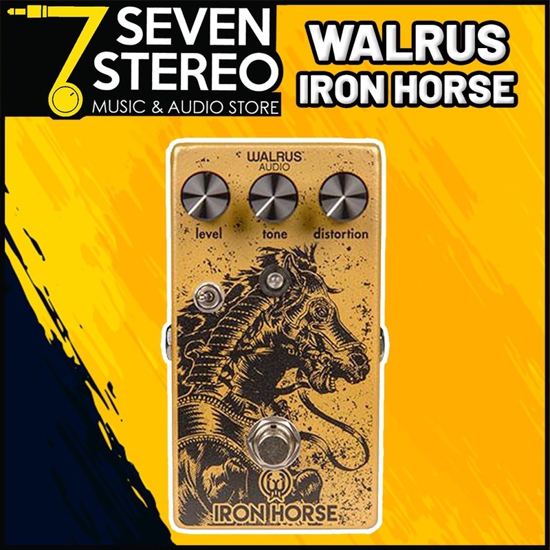 Walrus Audio Iron Horse LM308 Distortion V2 Guitar Effects Pedal