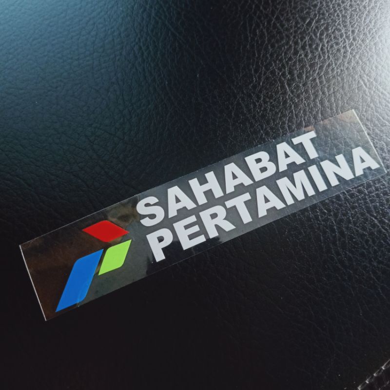 sticker stiker cutting spbu pertamina sahabat pertamina