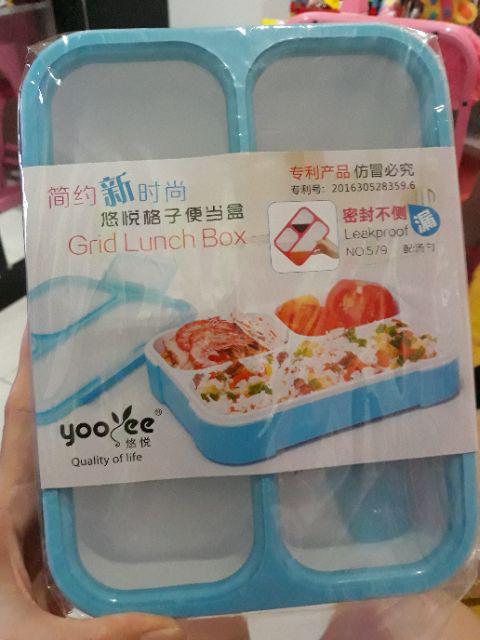 Kotak Makan Yoyee 3 Sekat