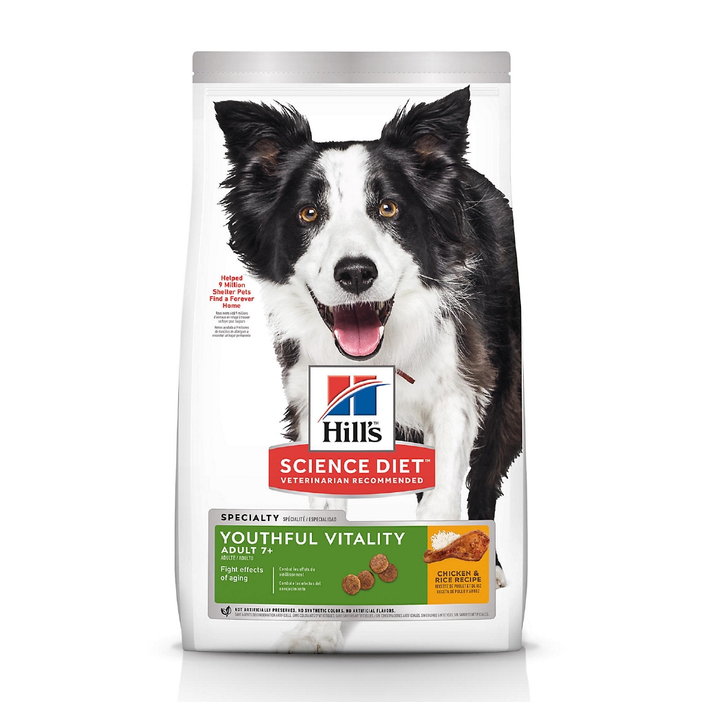 

SCIENCEDIET Makanan Anjing Tua 7+ Youth Vitality CHICKEN 9,8kg
