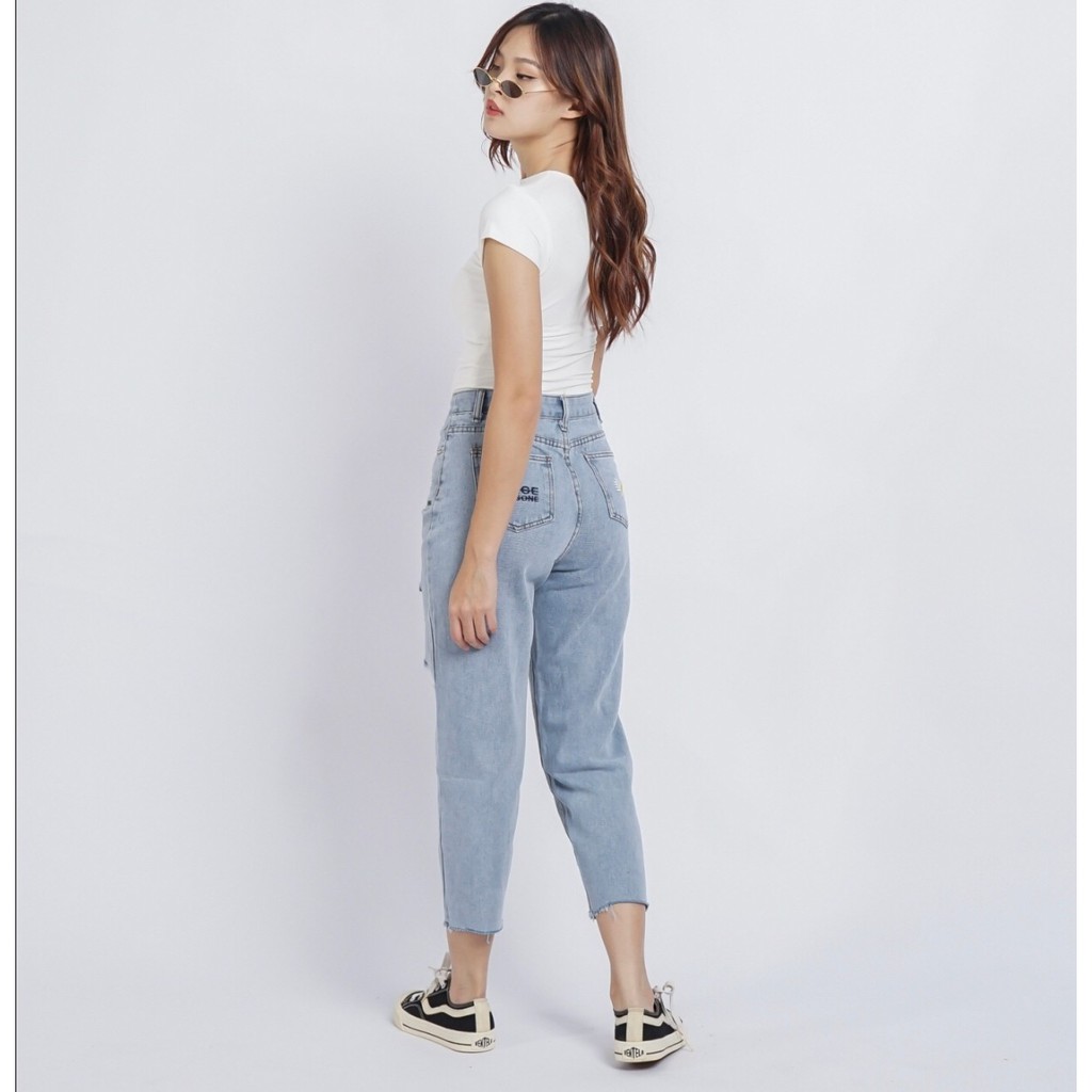 AVANCEID (S-XXL) CELANA JEANS PANJANG HIGH WAIST BAGGY JEANS KULOT 8099